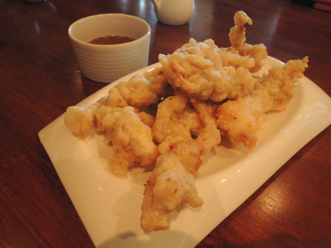 Soft shell crab tempura - $15